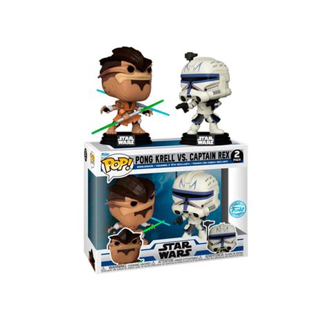 Pong Krell vs Captain Rex 2 Pack (Star Wars) Funko Pop! – CISEMU ...