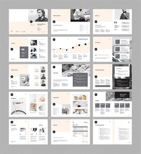 Project Proposal Page Layout Design Layout Design Portfolio Design