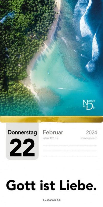 Näher zu Dir (kleiner Tagesabreiss-Kalender) - Kalenderaktion