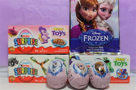 Disney Frozen Kinder Surprise Eggs Unboxing Natural Mama