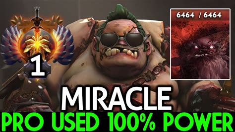 Miracle Pudge Used Power Against Real Top Pro Carry Dota Youtube