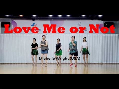 Love Me Or Not Linedance Demo Beginner Aradong Linedance Youtube