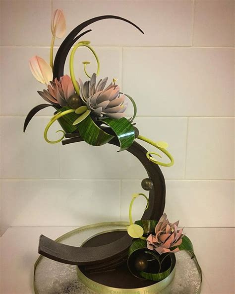 Elegant Chocolate Centerpiece Created By Our Pastry Chef Stran811