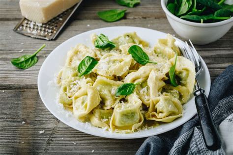 Les tortellinis épinards et crème de basilic maison encore gourmand