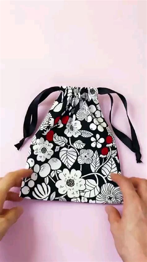 Beginner Sewing Project Learn To Sew A Drawstring Bag Artofit