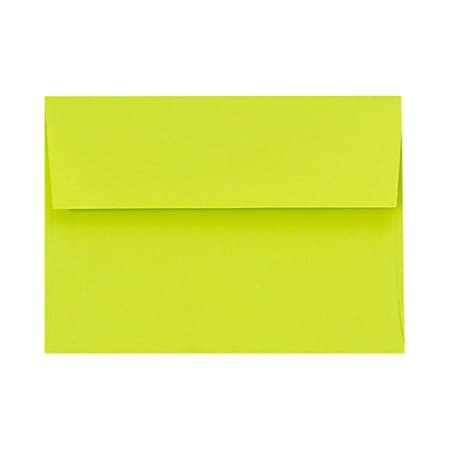 LUX Invitation Envelopes A2 Peel Press Closure Wasabi Pack Of 1000