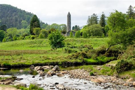 Glendalough Is A Village With A Monastery In County Wicklow Ireland