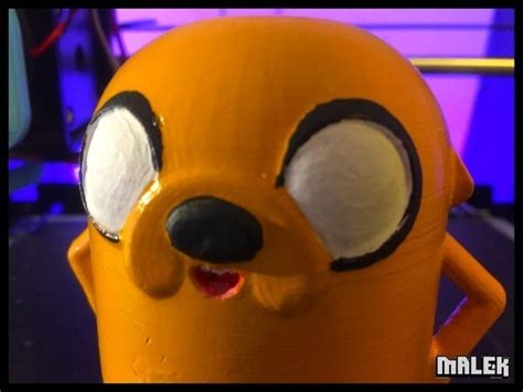 Free Stl File Jake The Dog From Adventure Time・3d Printer Model To