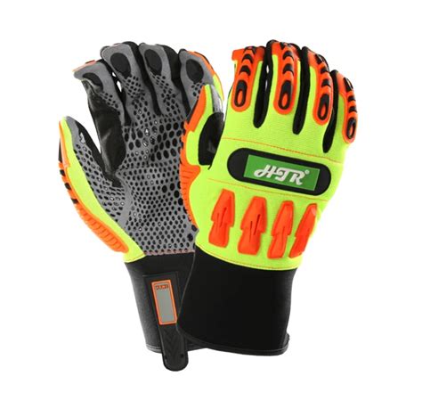 Firm Grip Mechanics Gloves Vibration Resistant Safety Glove Clutch Gear