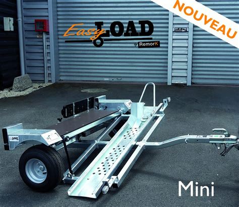 Remorque Transversale Scooter Easy Load Standard 2 Roues Jusquà