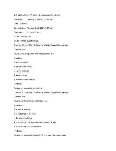 Bus Graded Quizzes Unit Consumer Behavior Bus Bus