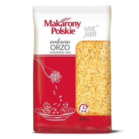 Makarony Polskie Makaron orzo w kształcie ryżu 250g Torimpex Toruń