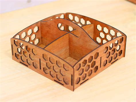 Laser Cut Wooden Compartment Tray Svg Dxf Cdr Ai Pdf Free Download