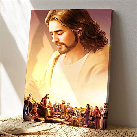 Jesus Canvas Painting 37 Jesus Christ Poster Jesus Poster Jesus