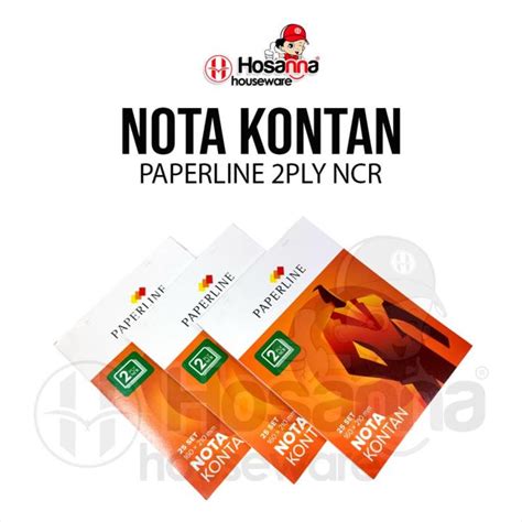 Nota Kontan Besar 2ply Isi 25 Lembar Paperline Lazada Indonesia