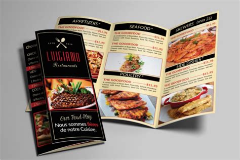 46 Tri Fold Menu Design Templates Creative Templates