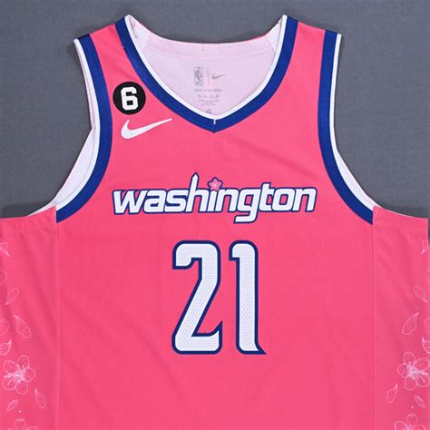 Daniel Gafford Washington Wizards Game Worn City Edition Jersey