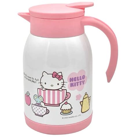 Sanrio 三麗鷗 Hello Kitty不鏽鋼保溫水壺800ml台灣正版授權 蝦皮購物