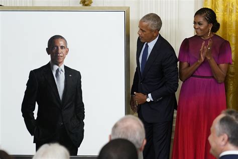 Obamas Unveil Their White House Portraits Wgn Tv