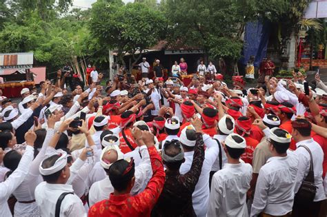 Peringatan Hari Arak Bali Di Karangasem Dimeriahkan Genjek Dan Tos