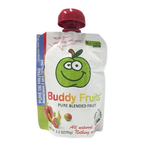 Pur De Frutas Buddy Fruits Manzana Y Multifrutas G Walmart