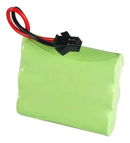 Bateria Carrinho 3 6v 600mah Ni Cd Aa Com Conector Smp02 Parcelamento Sem Juros