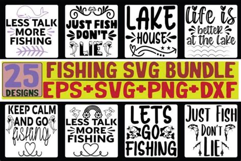 Fishing Svg Bundle Graphic By Thesvgfactory Creative Fabrica