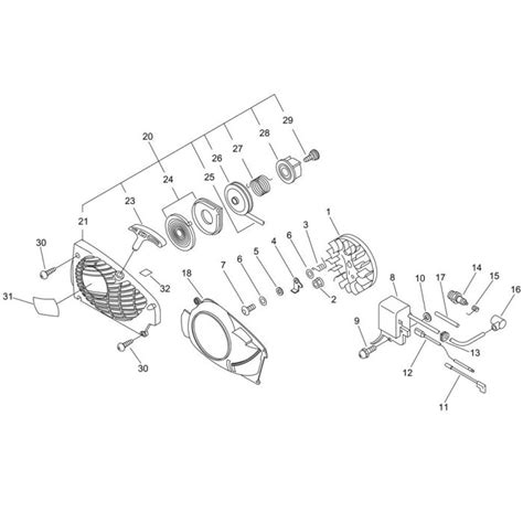 Recoil Starter Magneto For Shindaiwa 320TS Chainsaw L S Engineers