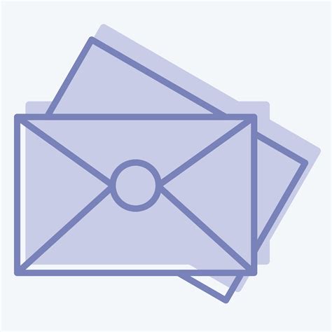 icon post related  post office symbol  tone style simple design