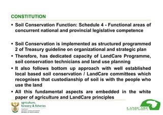 Soil Programme In South Africa The Importance Of Data And Information