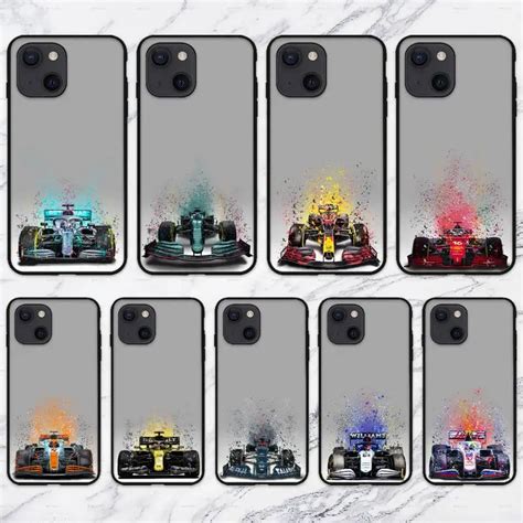 Funda de teléfono de coche de Fórmula 1 Racing F1 carcasa para iPhone