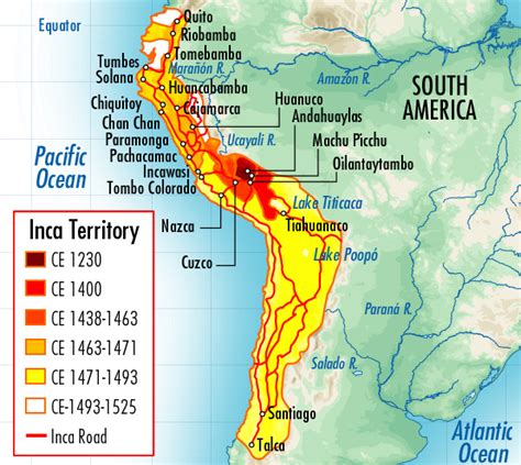 Map of the Inca Empire - Tatiana&Abcde Inca civilization