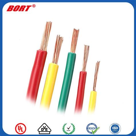 Awm UL1015 PVC Insulated 20AWG Single Core Electrical Cable And Wire