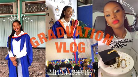 Graduation Vlog🎓 Taking Grad Pics Grwm Hair Makeup Nails