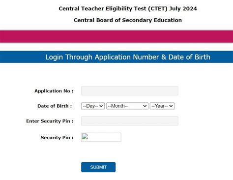 Ctet 2024 Admit Card Released Check Out Paper 1 And 2 Exam Date 7 July