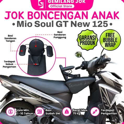 Jual Jok Motor Anak Boncengan Depan Mio Soul Gt New Kursi Dudukan