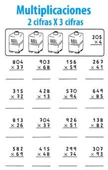 Como Hacer Multiplicaciones De Dos Cifras Tesama