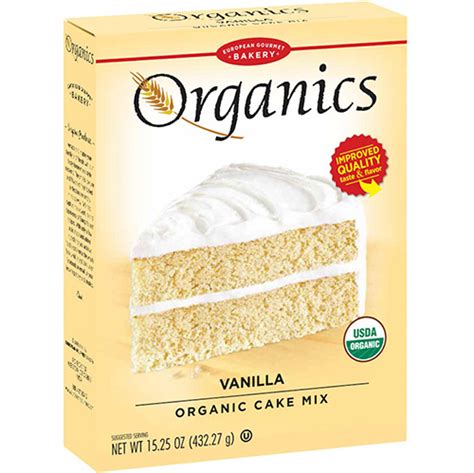 European Gourmet Bakery Organics Vanilla Cake Mix Oz