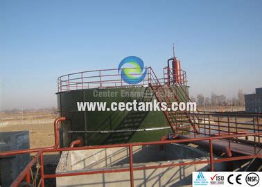 Glass Lined Water Storage Tanks With Conical Roof Lowest Maintenance