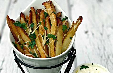 Air Fryer Parmesan Truffle Oil Fries