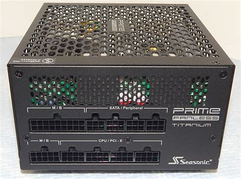 Seasonic PRIME 600W Titanium Fanless Power Supply PC Perspective