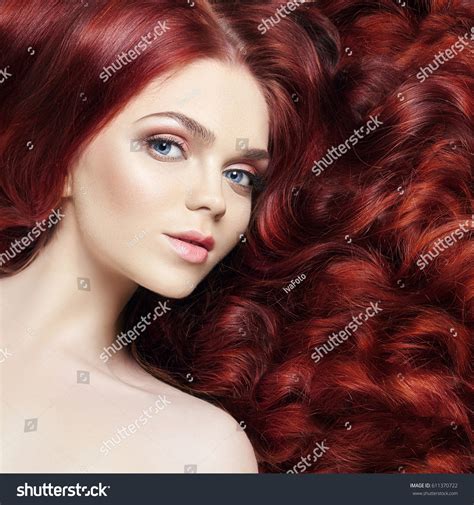 Sexy Nude Beautiful Redhead Girl Long Stock Photo 611370722 Shutterstock
