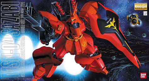 Gundam Msn 04 Sazabi Mg 1100 Scale Figures Amazon Canada