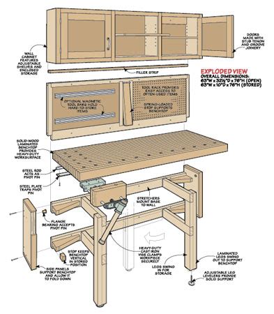 Fold-Down Workstation | Woodworking Project | Woodsmith Plans