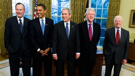 All Five Former Presidents Appear Together At Hurricane Relief Concert