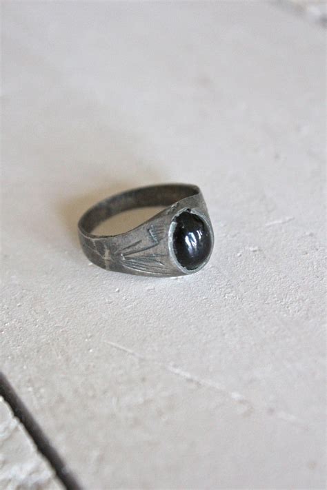 Onyx Engraved Ring Forestbound