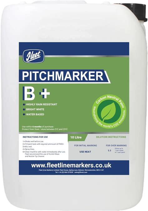 Pitchmarker B Plus Line Marking Paint 10 Litre Drums Uk