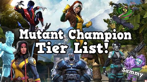 The Sammy Mcoc Mutant Tier List September 2023 Marvel Contest Of Champions Youtube