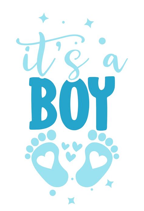 Its A Boy Printable Card