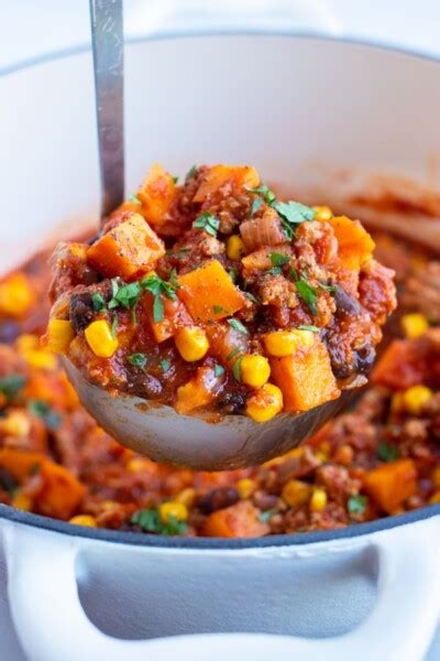 Turkey Sweet Potato Chili Recipe Evolving Table